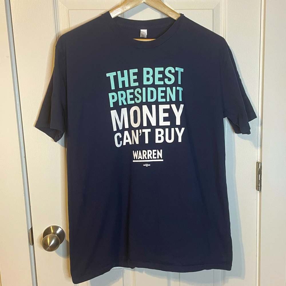 Royal Apparel Elizabeth Warren navy tee sz XL